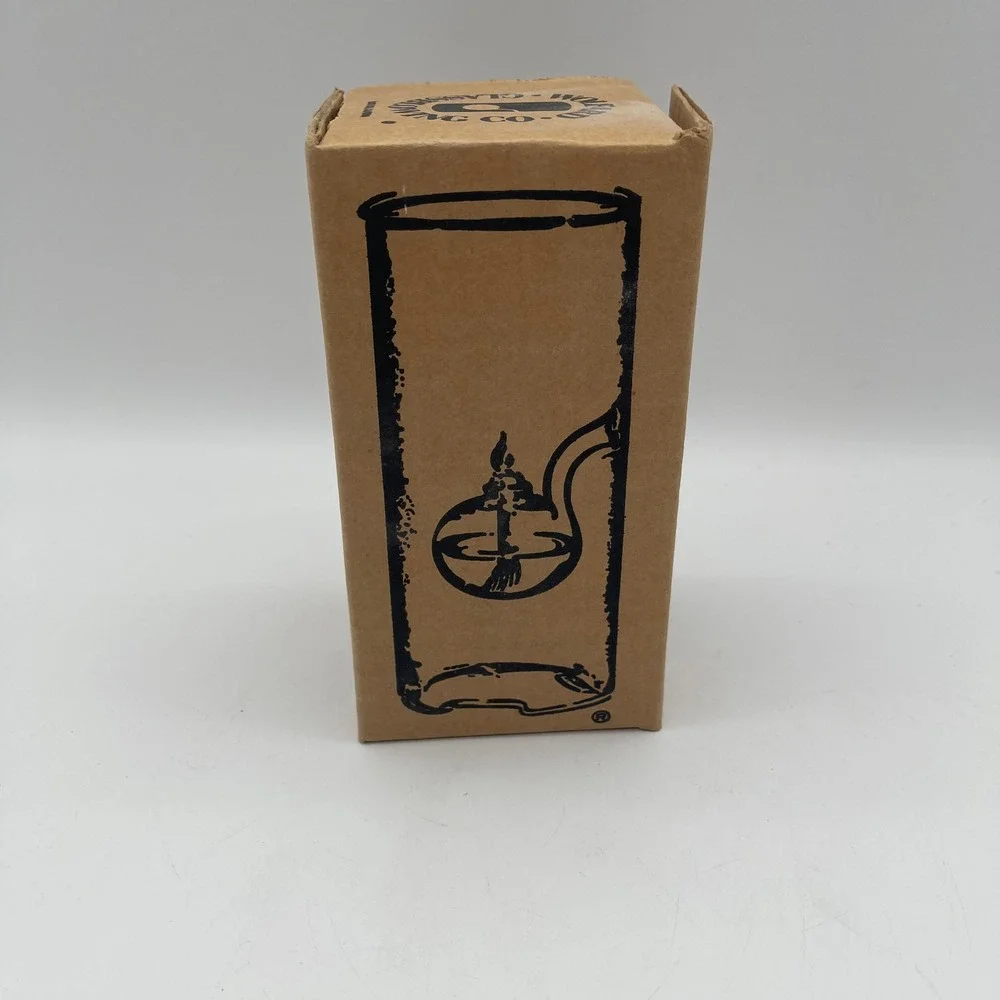 Wolfard 6 Inch Handblown Glass Oil Lamp New In Box Santa Rosa California